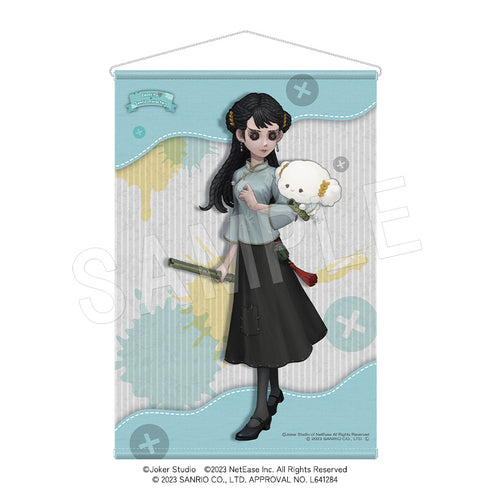 『IdentityV×サンリオキャラクターズ』B2タペストリー 骨董商&こぎみゅん
